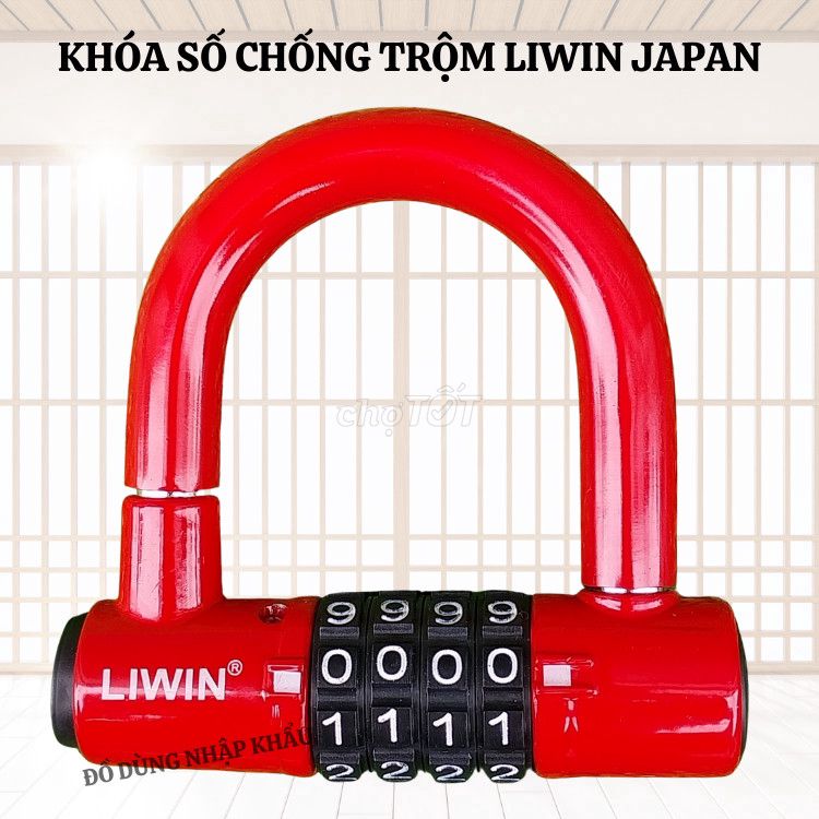 Khóa số chống trộm LIWIN Japan hàng VNXK sang Nhật