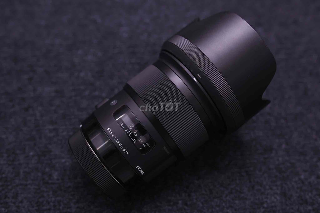 Ống kính Sigma 50mm F1.4 DG Canon Đen Đã sử dụng. Mua bán Máy ảnh, Máy quay tại Quận 10 Tp Hồ Chí Minh được đăng bởi Bùi Văn Điền hình 1