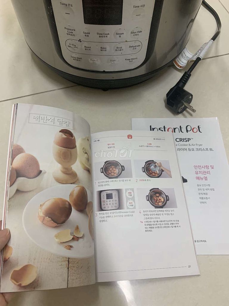 Nồi áp suất điện Instant Pot Duo Crisp Bạc. Mua bán Bếp, lò, đồ điện nhà bếp tại Quận Hà Đông Hà Nội được đăng bởi Huấn hình 1
