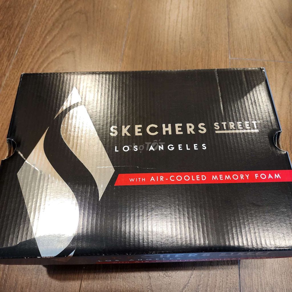 Giày sneaker Skechers nam da đen size 41. Mua bán Giày dép tại Huyện Bến Lức Long An được đăng bởi thạch hình 1