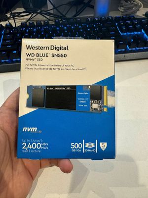 Ổ cứng SSD WD Blue SN550 500GB. Mua bán Linh kiện (RAM, Card...) tại Quận Bình Tân Tp Hồ Chí Minh được đăng bởi khanhchaudigital