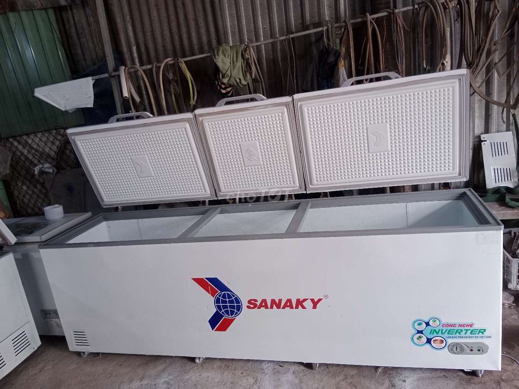 1200 l tủ đông suốt Sanaky Inverter