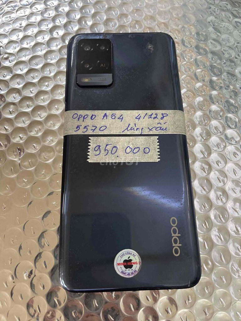 Oppo A54 Ram 4/128GB vỏ xấu. Mua bán Điện thoại tại Quận Ninh Kiều Cần Thơ được đăng bởi Cầm Đồ Anh Quý hình 1
