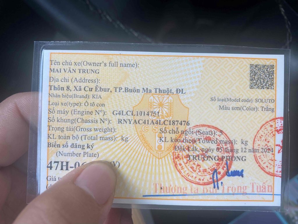 Kia Soluto 2020 1.4 AT Deluxe - 100000 km. Mua bán Ô tô tại Thành phố Buôn Ma Thuột Đắk Lắk được đăng bởi mai trung hình 15