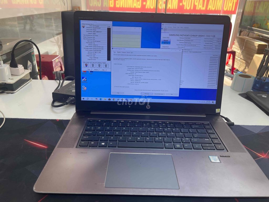 HP ZBook Studio G3 i7-6HQ/16GB/512GB Vga M1000M 4G. Mua bán Laptop tại Quận Gò Vấp Tp Hồ Chí Minh được đăng bởi Chí Hướng Group  hình 1