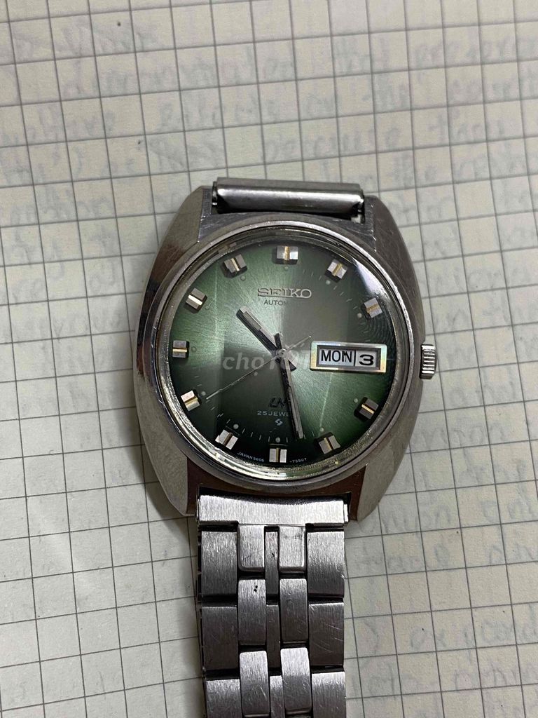 Seiko Lord Matic (LM) 1973 Xanh Ngọc. Mua bán Đồng hồ tại Quận Ba Đình Hà Nội được đăng bởi Nguyễn Anh  hình 1