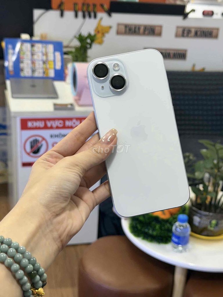 Apple iPhone 15 128GB Xanh Hàn Like New 99% ZinAll. Mua bán Điện thoại tại Quận 8 Tp Hồ Chí Minh được đăng bởi CA REM BÁN TÁO hình 1