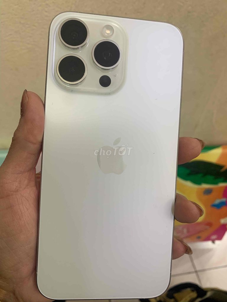 iphone 15 pro max qte 256 gb trắng full cn màn lk