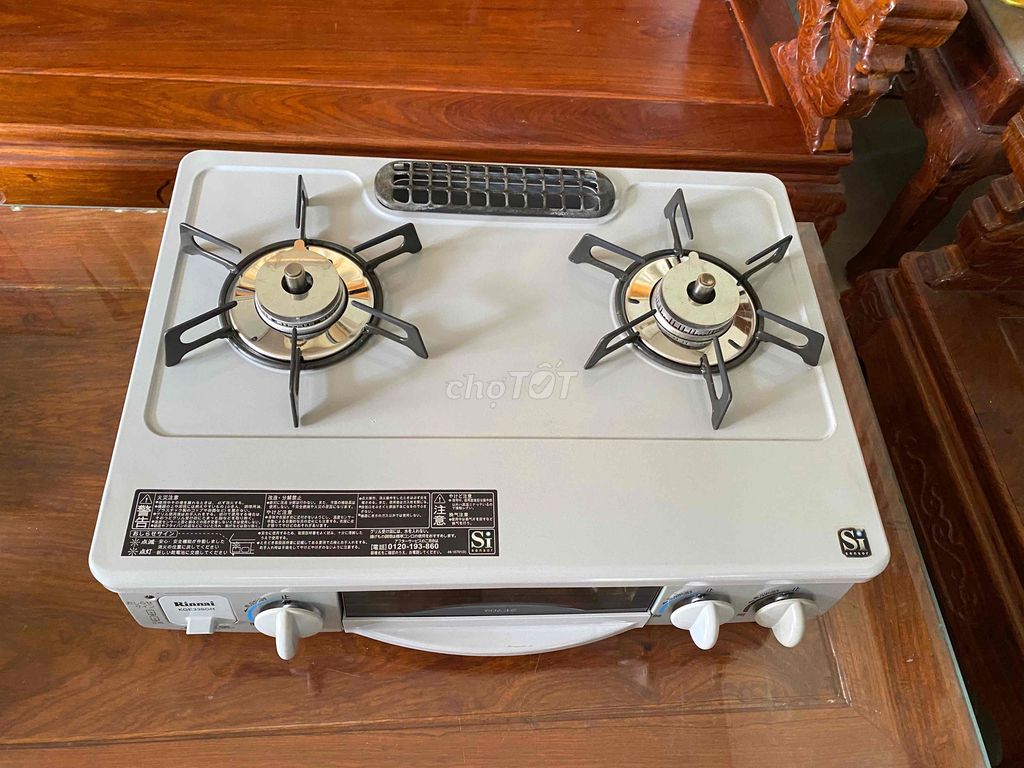 Bếp ga Rinnai Nhật Bản Trắng. Mua bán Bếp, lò, đồ điện nhà bếp tại Thành phố Vĩnh Long Vĩnh Long được đăng bởi minhtu hình 1