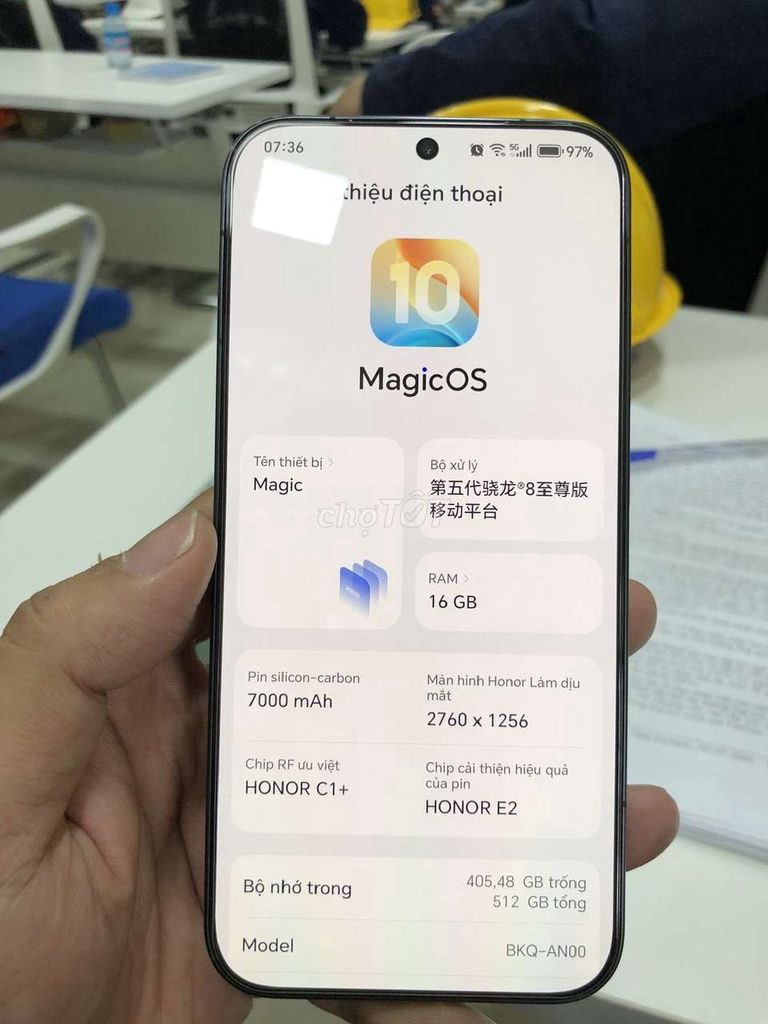 Honor Magic 8 512GB Đen 99%. Mua bán Điện thoại tại Thành phố Thủ Dầu Một Bình Dương được đăng bởi Hoàng Long hình 1