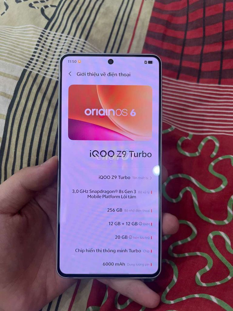 iQOO Z9 Turbo đẹp bán hoặc gl. Mua bán Điện thoại tại Quận Hoàng Mai Hà Nội được đăng bởi Jacking Son hình 1