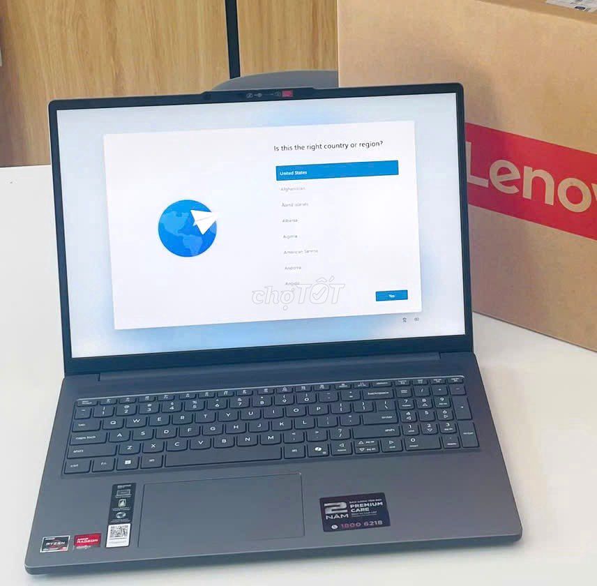 Lenovo Slim 3: R5 7533HS/16GB/512GB/16" WUXGA. Mua bán Laptop tại Quận Hải Châu Đà Nẵng được đăng bởi TTCenter 484 NÚI THÀNH hình 1