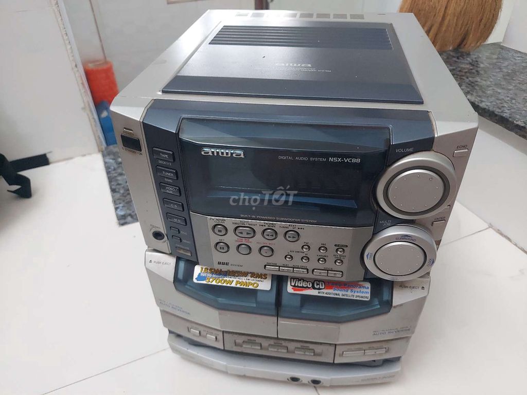 Dàn âm thanh AIWA NSX-VC88 Xám. Mua bán Tivi, Âm thanh tại Quận 4 Tp Hồ Chí Minh được đăng bởi Bảo Thanh Collection hình 1