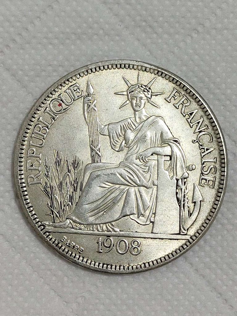 Tiền xu Pháp 1908. Mua bán Đồ sưu tầm, đồ cổ tại Thành phố Long Xuyên An Giang được đăng bởi  Nguyễn 25286 hình 1