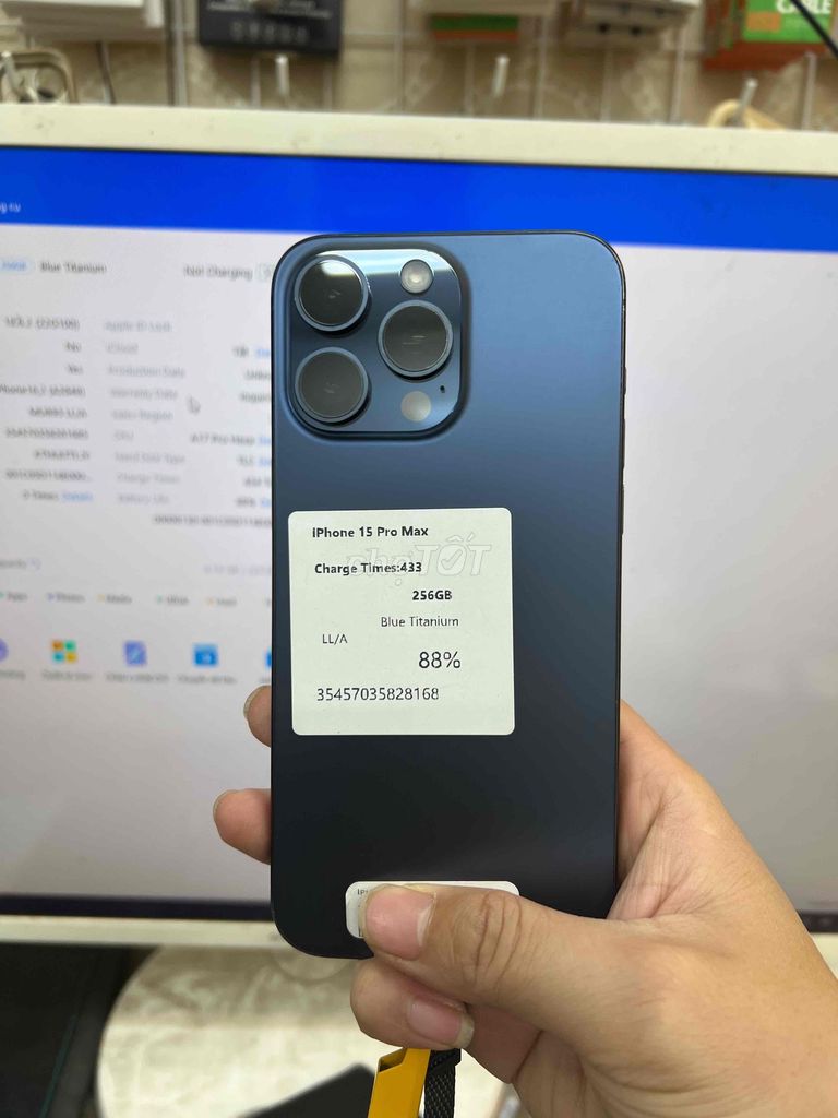 15 Pro Max 256GB Xanh. Mua bán Điện thoại tại Quận Nam Từ Liêm Hà Nội được đăng bởi Tú hình 1