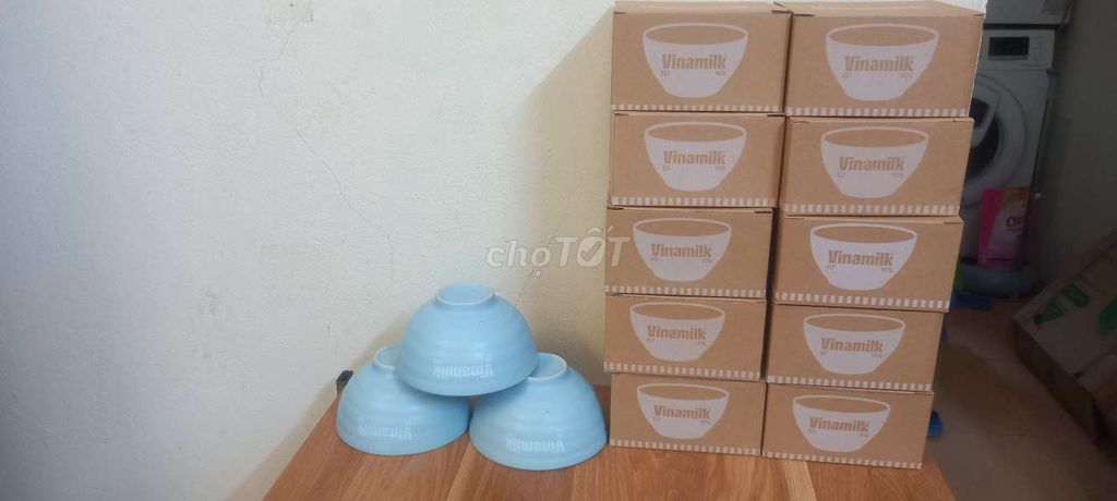 10 Bát sứ Vinamilk Xanh nhạt. Mua bán Dụng cụ nhà bếp tại Huyện Thanh Trì Hà Nội được đăng bởi đỗ hồng nhung hình 1