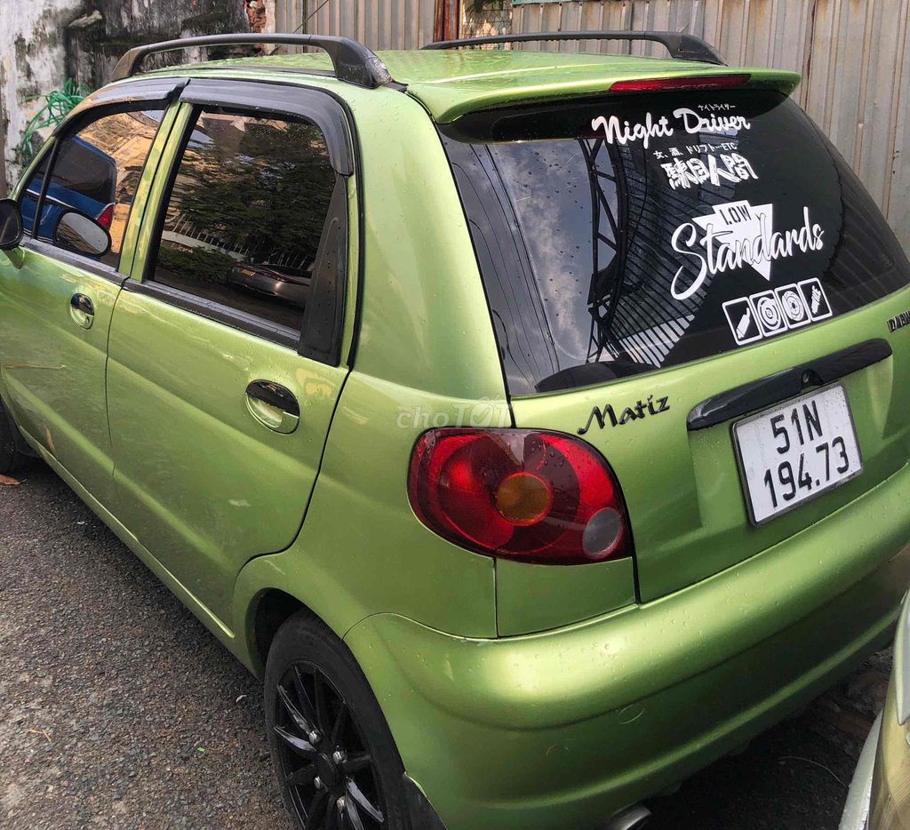 Daewoo Matiz зеленого цвета, автомат