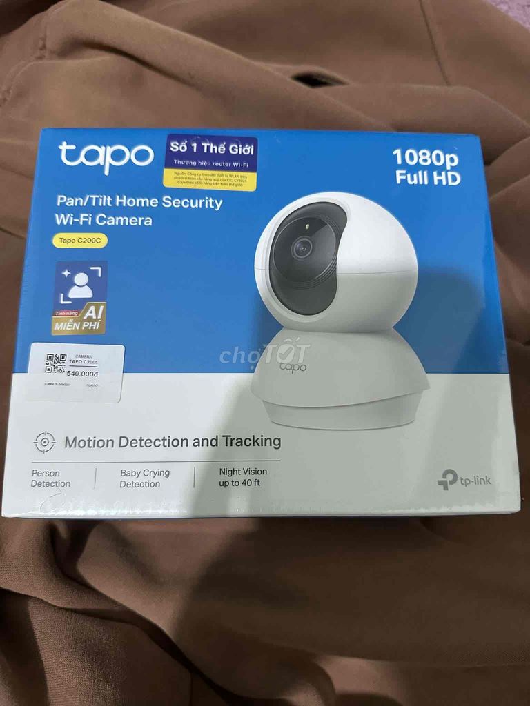 Camera An Ninh Tapo C200c New Full. Mua bán Máy ảnh, Máy quay tại Thành phố Bến Tre Bến Tre được đăng bởi Lâm Bến Tre hình 1