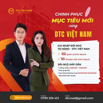 DTC Đà Nẵng Tuyển Dụng Sale/Thực Tập Sinh BĐS