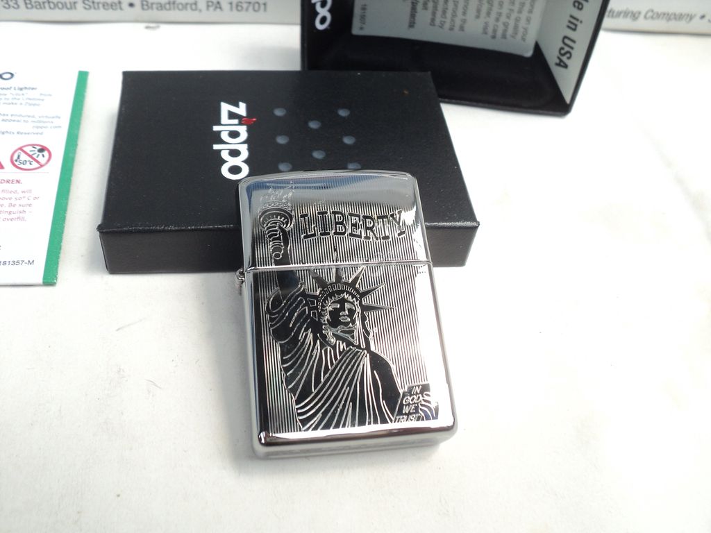 Zippo MỸ, Sưu Tầm, zin a-z / NỮ THẦN TỰ DO LIBERTY