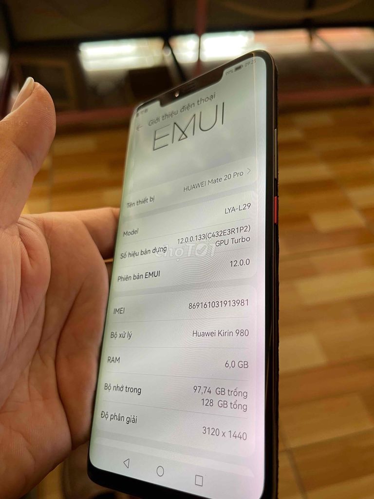 Huawei Mate 20 Pro 128GB Đen Like New. Mua bán Điện thoại tại Thị xã Tân Uyên Bình Dương được đăng bởi truong hình 1