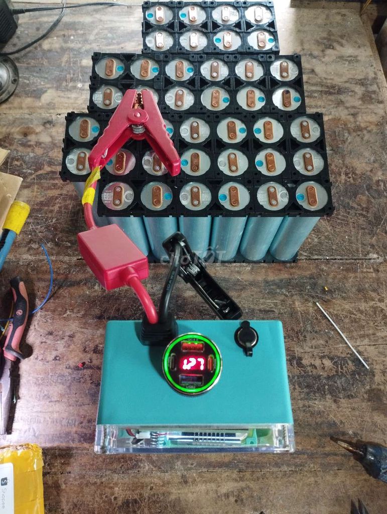 Pin kích Đề 12v kèm sạc nhanh . Mua bán Đồ chuyên dụng, Giống nuôi trồng tại Huyện Cao Lãnh Đồng Tháp được đăng bởi Minh Tâm hình 1