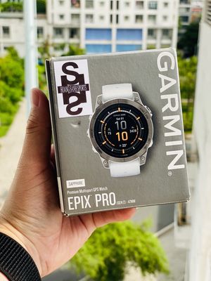 GARMIN EPIX PRO GEN 2 47MM TRẮNG FULLBOX 99%