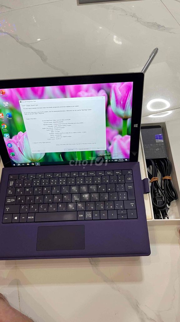 Microsoft Surface Pro 3 i5 8GB/256GB Tím. Mua bán Laptop tại Quận Ninh Kiều Cần Thơ được đăng bởi Văn Lâm hình 1