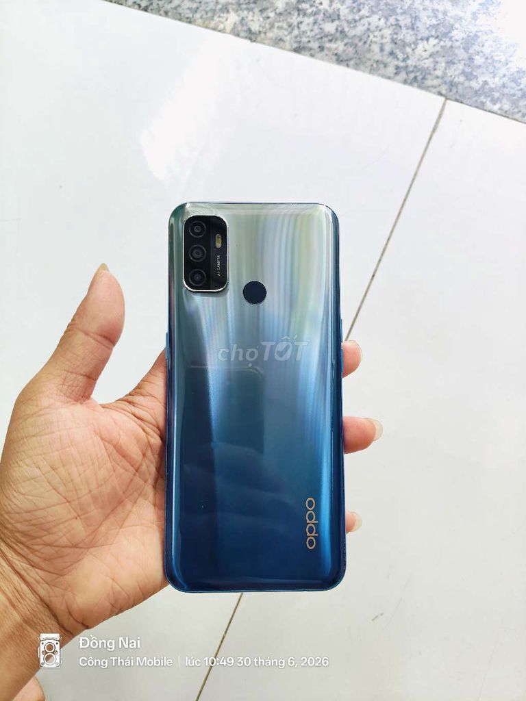 Oppo A53 128GB Xanh. Mua bán Điện thoại tại Huyện Vĩnh Cửu Đồng Nai được đăng bởi thái  hình 1