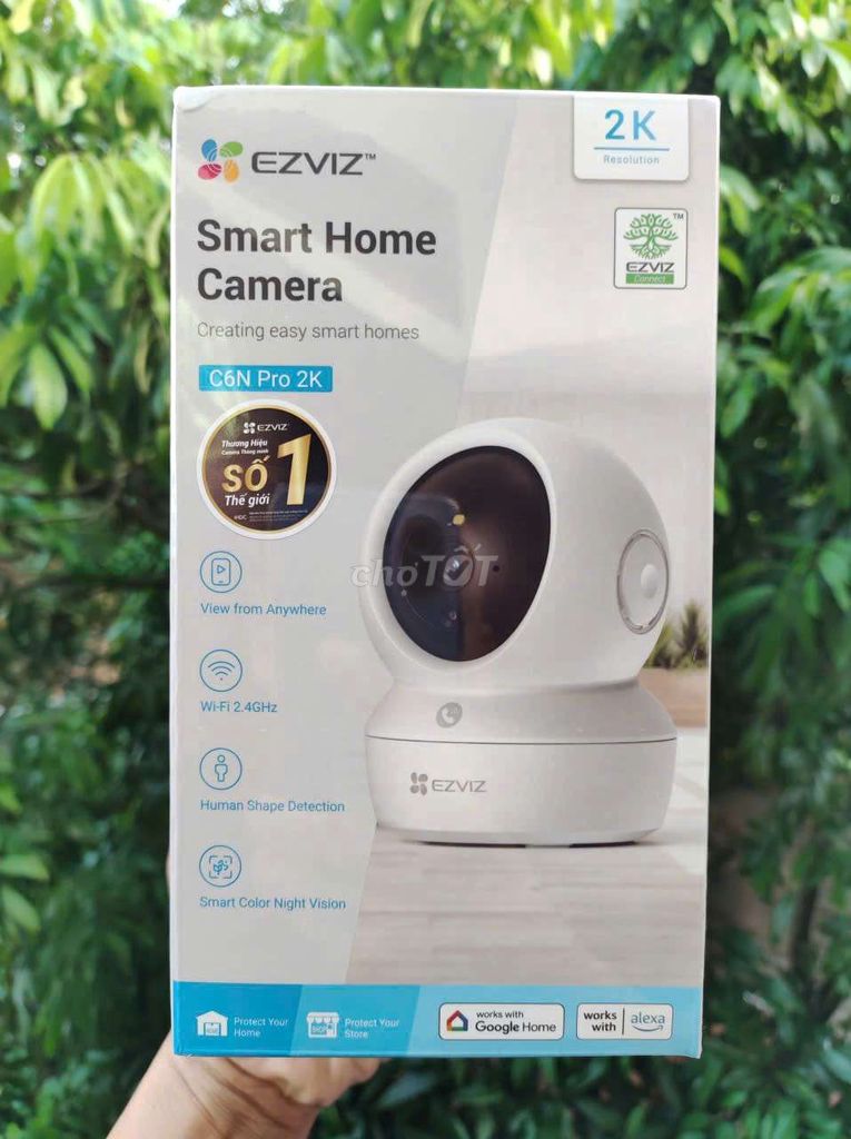 Camera Ezviz C6N Pro 2K Wi-Fi 2.4GHz Trắng. Mua bán Máy ảnh, Máy quay tại Huyện Thuận Thành Bắc Ninh được đăng bởi Vang hình 1