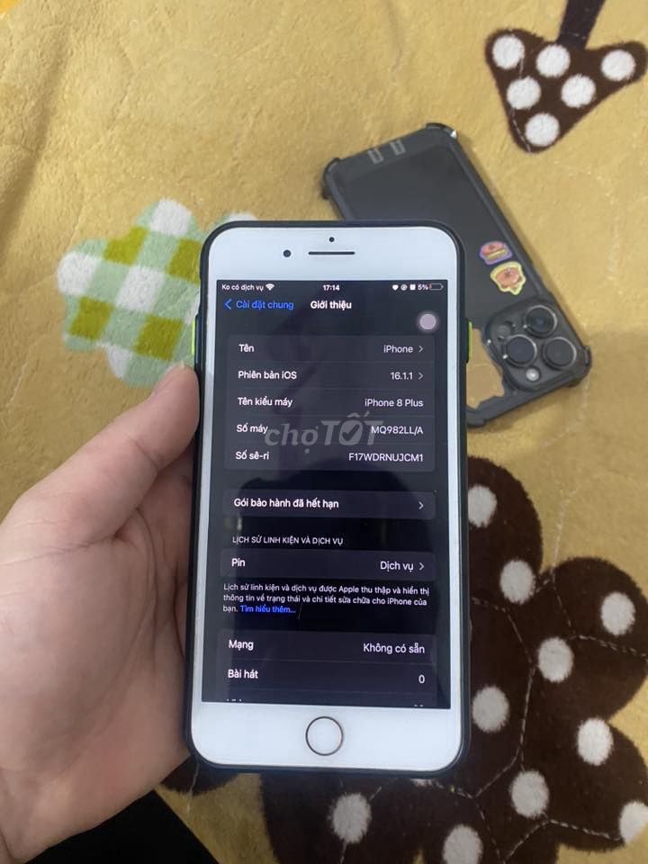 Apple iPhone 8 Plus Trắng. Mua bán Điện thoại tại Huyện Tân Yên Bắc Giang được đăng bởi Hải Đồng Văn hình 1