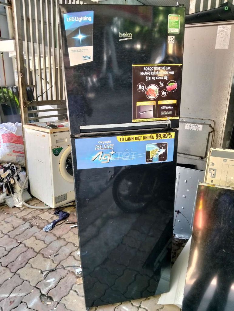 Tủ lạnh Beko Inverter Đen Kháng khuẩn. Mua bán Tủ lạnh tại Thành phố Vũng Tàu Bà Rịa - Vũng Tàu được đăng bởi aMinh hình 1