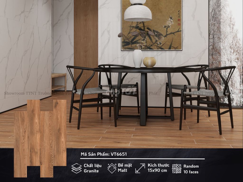 Gạch Viglacera vân gỗ 15x90 cm Matt & Mold. Mua bán Nội thất, đồ gia dụng khác tại Quận Bình Thuỷ Cần Thơ được đăng bởi Showroom Trường Thịnh Phát hình 1