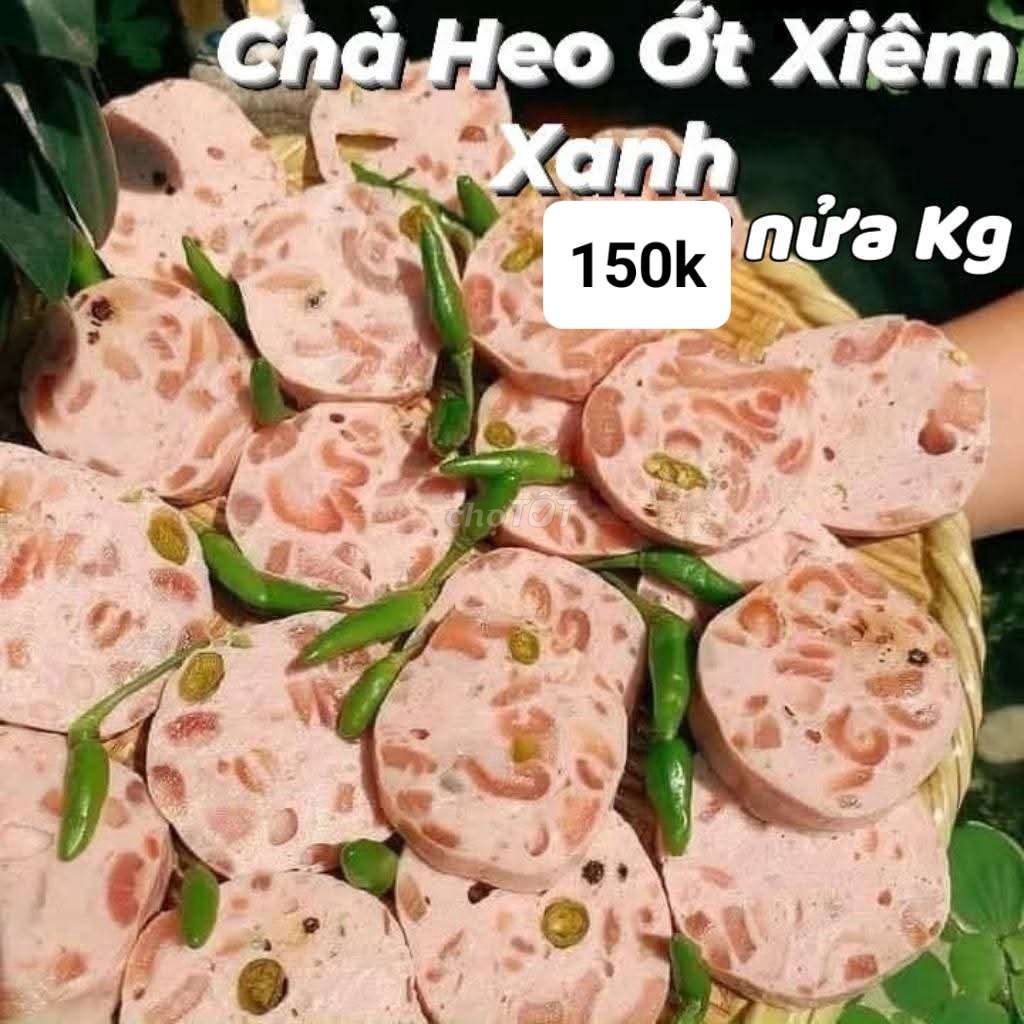 Chả heo ớt xiêm xanh Nửa Kg. Mua bán Đồ ăn, thực phẩm và các loại khác tại Quận Liên Chiểu Đà Nẵng được đăng bởi Na Mi Nhonz hình 1