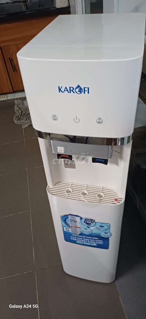 Máy lọc nước Karofi nóng lạnh Trắng. Mua bán Bếp, lò, đồ điện nhà bếp tại Quận 12 Tp Hồ Chí Minh được đăng bởi Hưng hình 1