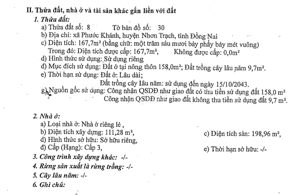 Bán gấp căn nhà 1 trệt 1 lầu kiên cố- Hoàn công- Hẻm ô tô. Mua bán đất tại Huyện Nhơn Trạch Đồng Nai được đăng bởi Dương Chuyên tài sản Thanh lý Ngân hàng hình 1