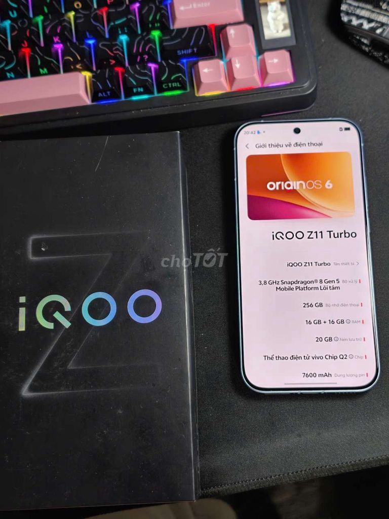 iQOO Z11 Turbo 256GB 99.9% mới. Mua bán Điện thoại tại Quận Hải Châu Đà Nẵng được đăng bởi phuc nguyen hình 1