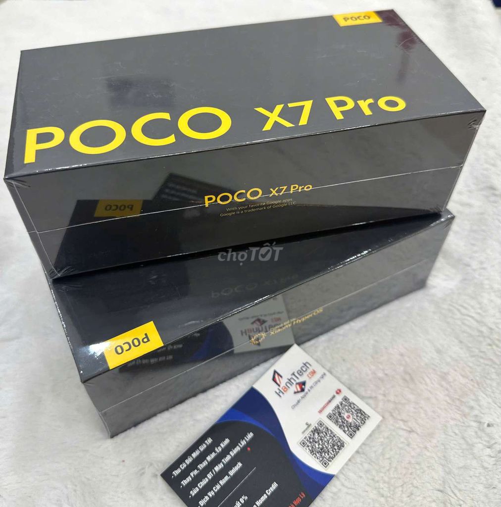 POCO X7 PRO 12/256GB NEW SEAL 100% CHÍNH HÃNG. Mua bán Điện thoại tại Quận 3 Tp Hồ Chí Minh được đăng bởi Hạnh Tech hình 1