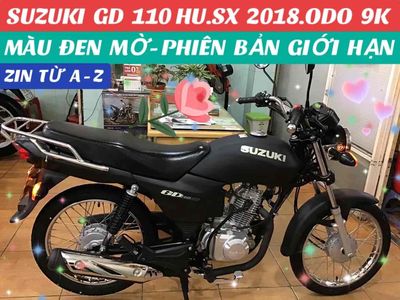 SUZUKI GD 110 HU.SX 2018. ODO 9K.MÀU ĐEN MỜ.ZIN. Mua bán Xe máy tại Quận Phú Nhuận Tp Hồ Chí Minh được đăng bởi MOTO LUU THANH HAI  77A
