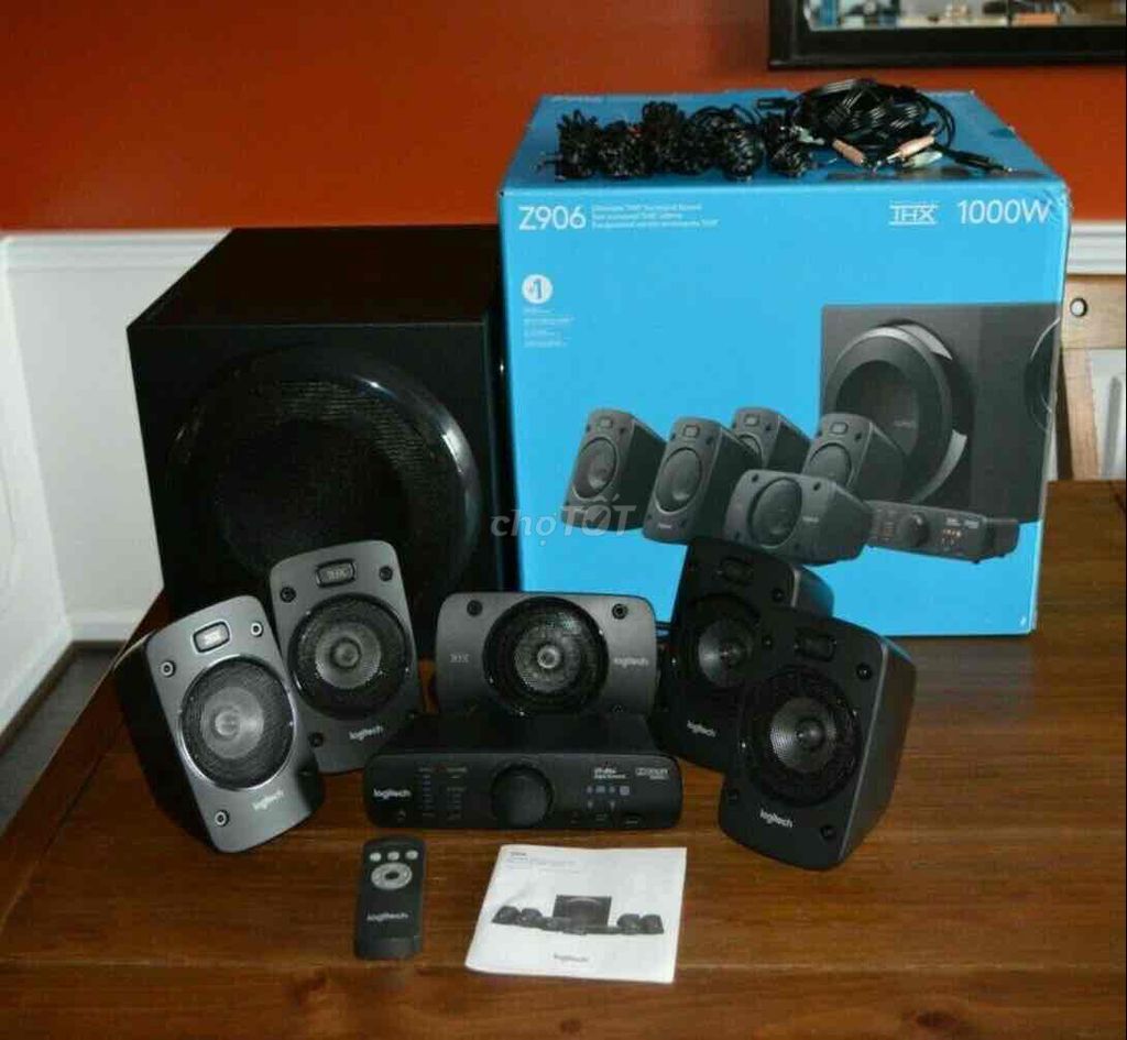 Hệ thống loa 5.1 Logitech Z906 Đen. Mua bán Tivi, Âm thanh tại Quận Hai Bà Trưng Hà Nội được đăng bởi Mad Dog hình 1