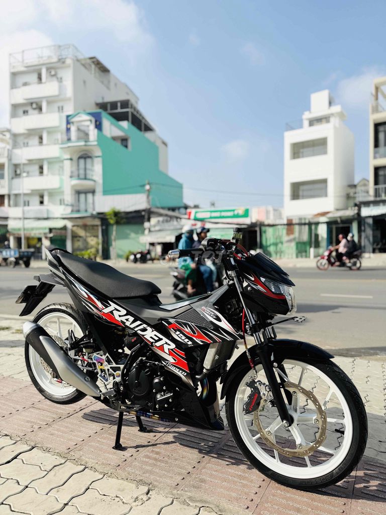 Suzuki Raider 150 Fi 2021 dọn kiểng full new. Mua bán Xe máy tại Quận 8 Tp Hồ Chí Minh được đăng bởi Giang Vo hình 3