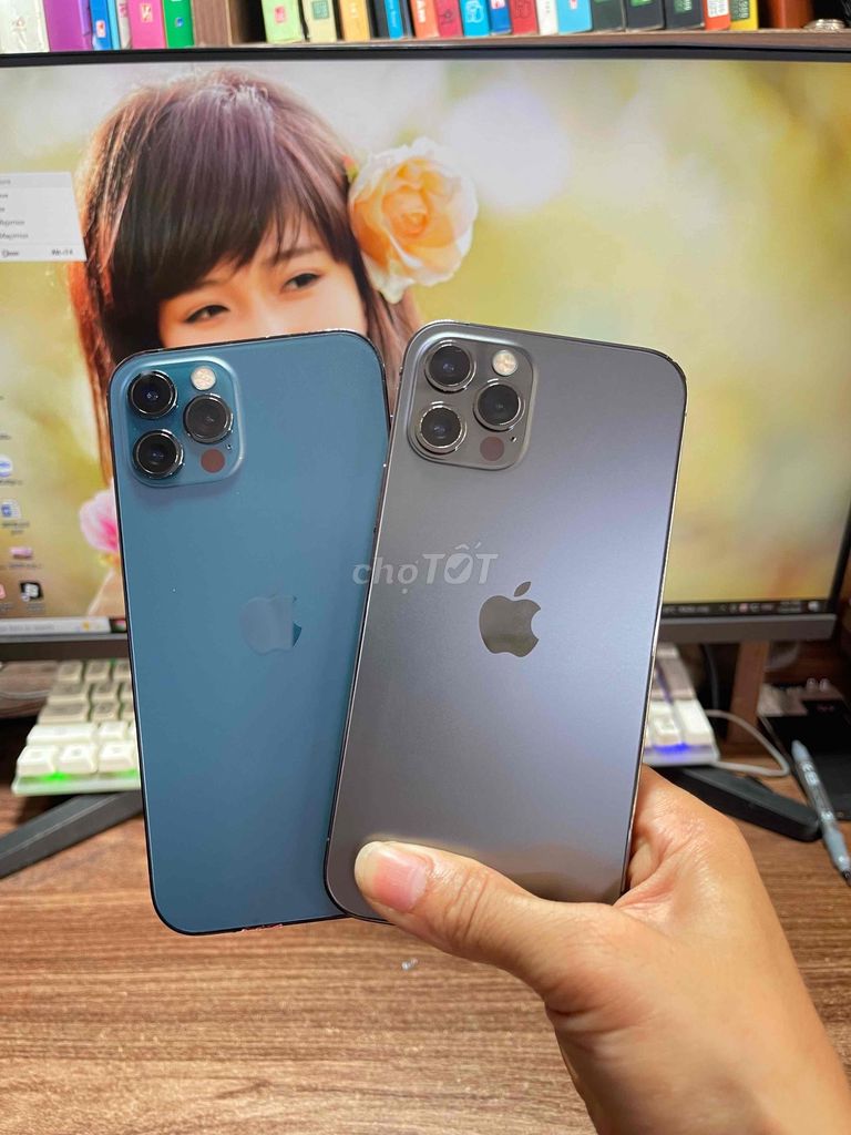 iPhone 12 Pro 128GB Mỹ Zin nguyên bản, Full 98%. Mua bán Điện thoại tại Quận Lê Chân Hải Phòng được đăng bởi Huy Tưởng Mobile hình 1