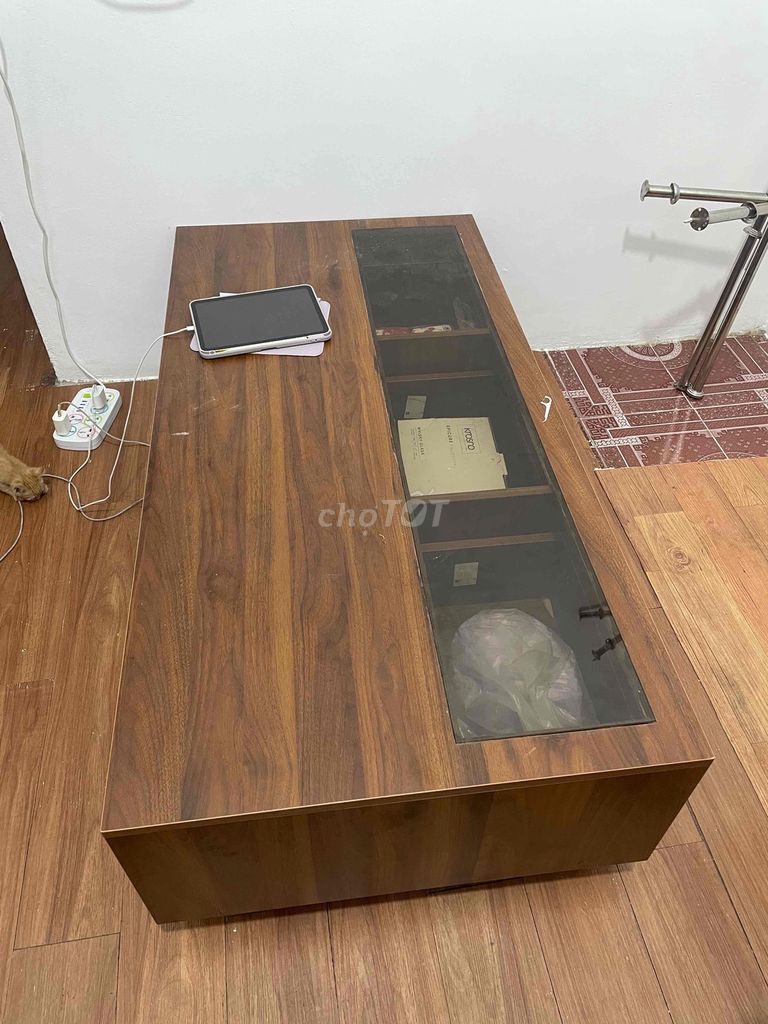 Bàn trà sofa gỗ công nghiệp D140xR70x40cm. Mua bán Bàn ghế tại Quận Thanh Xuân Hà Nội được đăng bởi Trang hình 1