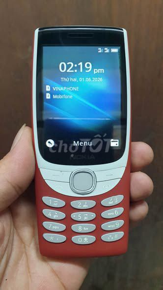 Nokia 8210 4G Đỏ. Mua bán Điện thoại tại Quận Ba Đình Hà Nội được đăng bởi Hội Đồ Điện Tử hình 1