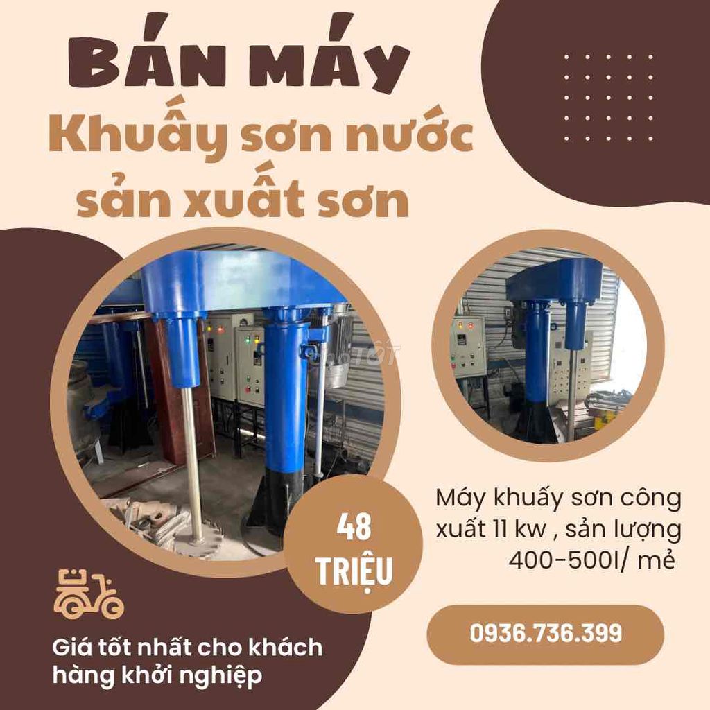 Máy sản xuất sơn nước I Máy khuấy sơn nước