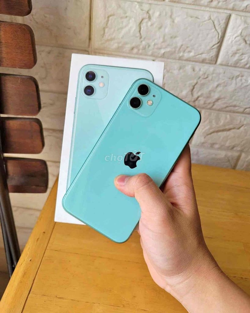 Thanh lý iphone 11 64G xanh màn zin chuẩn pin 100