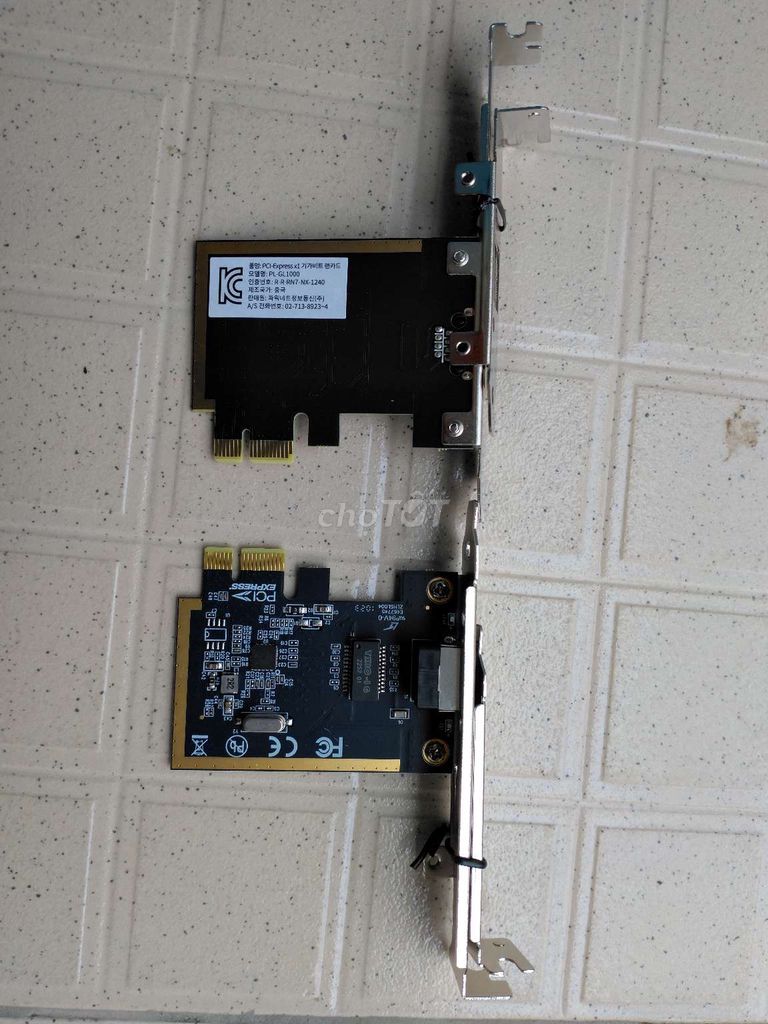 Card Lan 1Gb PCI E x1, Sản Xuất ở Hàn Quốc