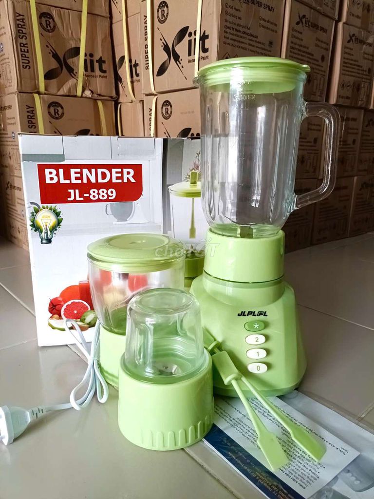 Máy sinh tố JL889 Thủy tinh Xanh lá 350W. Mua bán Bếp, lò, đồ điện nhà bếp tại Thành phố Rạch Giá Kiên Giang được đăng bởi NHÃ ĐAN KG hình 1