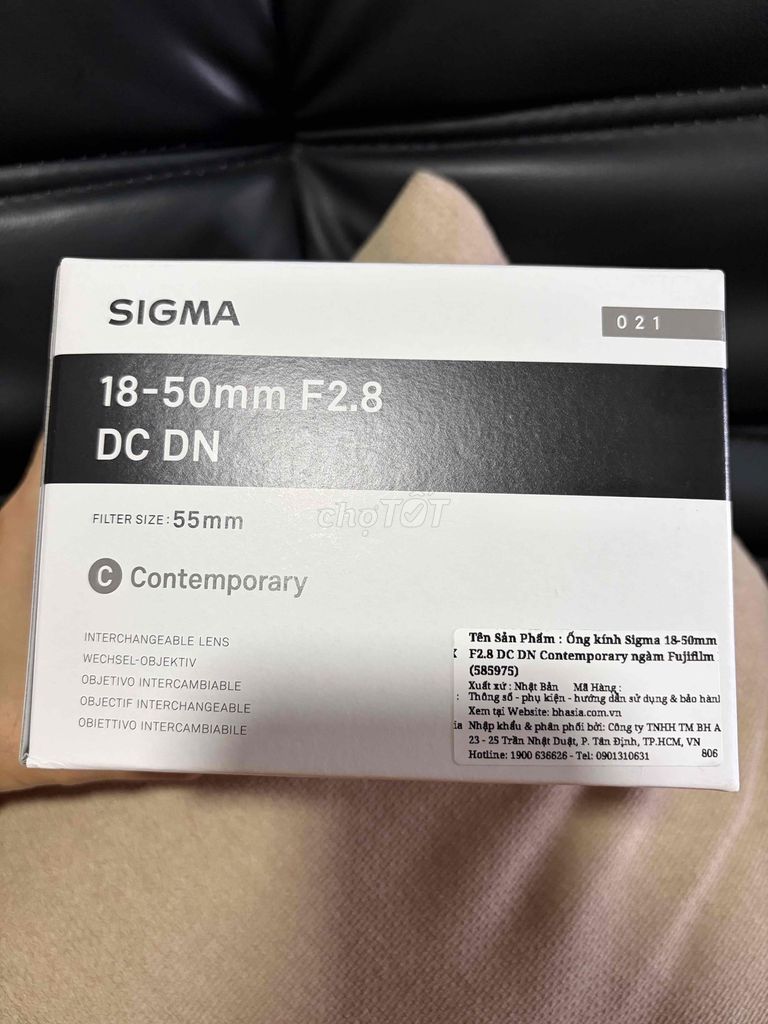 Ống kính Sigma 18-50mm f/2.8 DC DN. Mua bán Máy ảnh, Máy quay tại Thành phố Thủ Đức Tp Hồ Chí Minh được đăng bởi Trần bảo linh dư hình 1