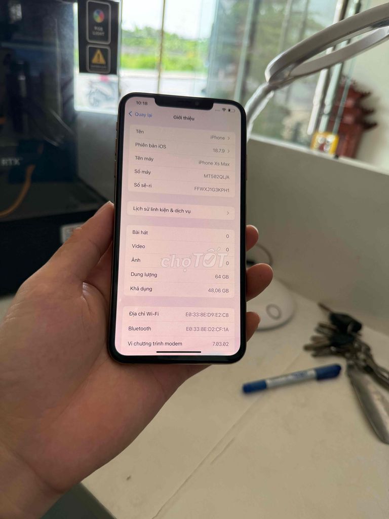 Apple iPhone XS Max 64GB Vàng. Mua bán Điện thoại tại Huyện Thuỷ Nguyên Hải Phòng được đăng bởi Hùng Nguyễn THP store hình 1